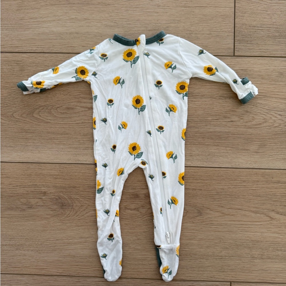 Kyte Baby Sunflower Footie - 0-3 month